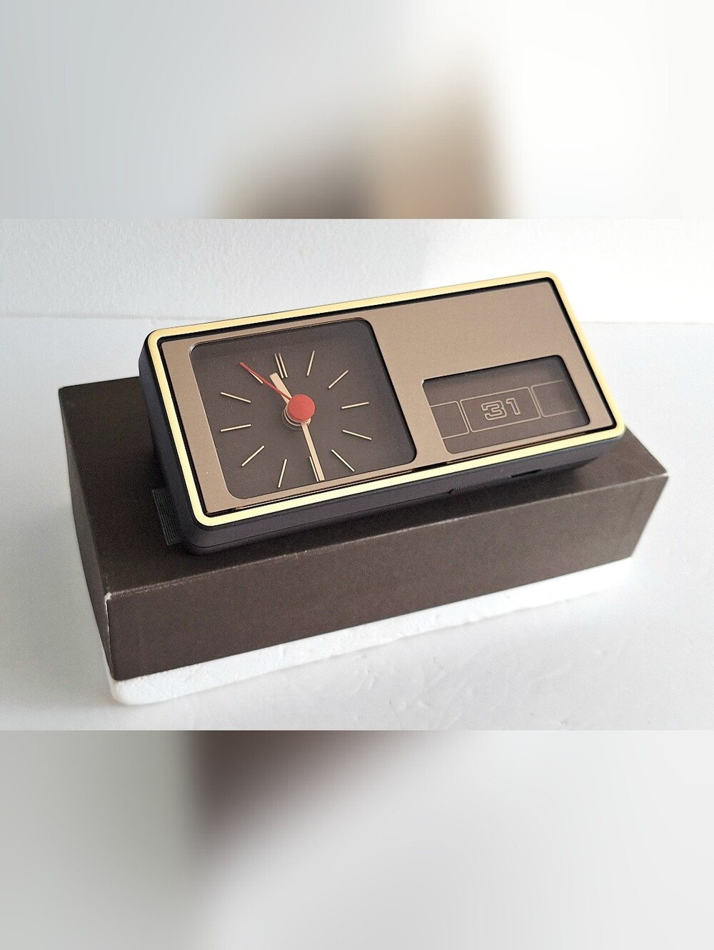 AACHEN vintage German clock With Calendar